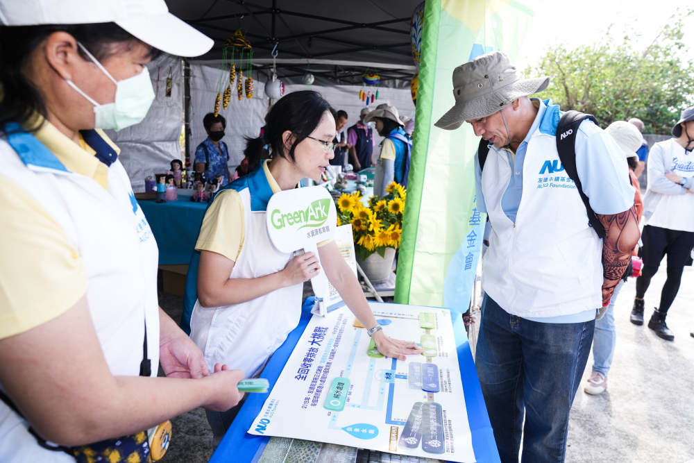 2023年友達永續(xù)基金會Ocean Party活動攜手社會企業(yè)及地方創(chuàng)生團體，策展食衣行等循環(huán)再生環(huán)教市集，及電動巴士接駁等低碳活動設計，打造減塑低碳的永續(xù)淨灘活動