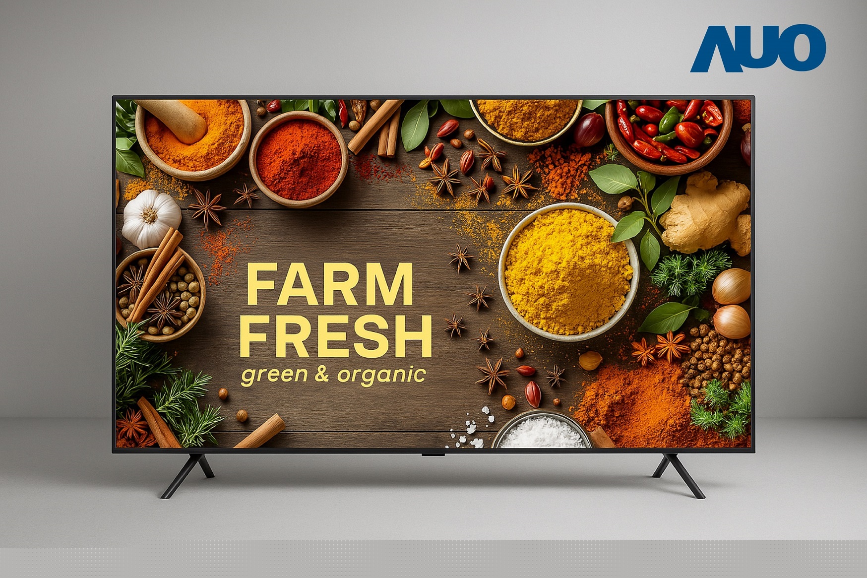 AUO has developed the world's first large-sized, high-resolution, energy-efficient and wide-color-gamut 65-inch 8K FSC LCD. Leveraging novel liquid crystal materials, it is powered by an ultra-high refresh rate, active RGB LED backlight technology and an AI-optimized algorithm to achieve low color break-up and superior color gamut resolving image flicker and visual fatigue experienced in previous-generation FSC displays.